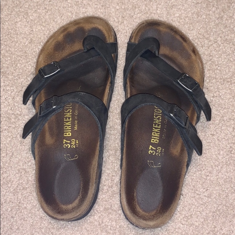 black birkenstock mayari sandal size 37